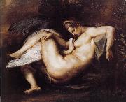 Peter Paul Rubens Lida and Swan France oil painting artist